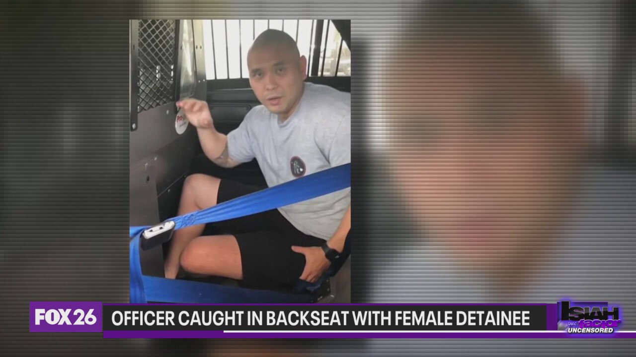 Officer resigns after being caught in backseat with woman he detained