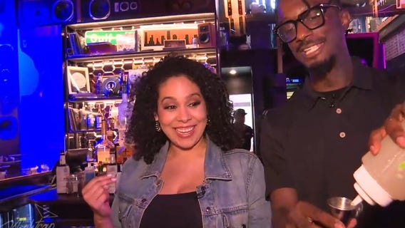 Houston showcases at major makeup brand event downtown + spray paint lesson