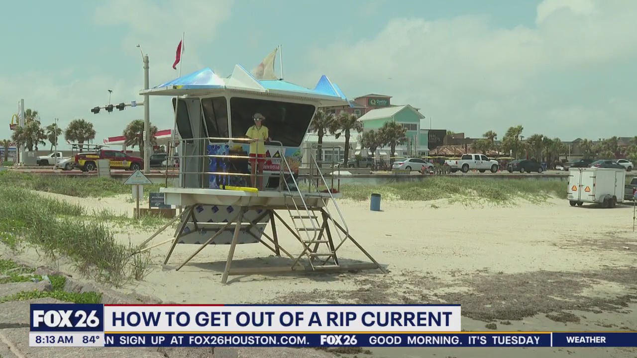 How to get out of a rip current
