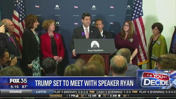 Paul Ryan to meet with Donald Trump