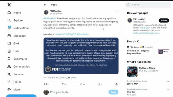 3 Houston heart surgeons reach settlement