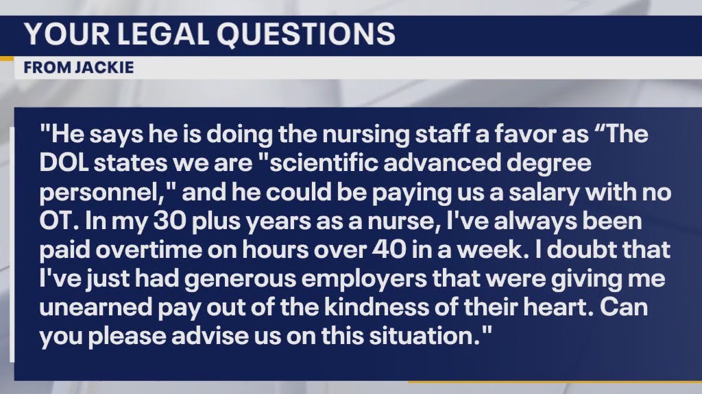Your Legal Questions:  Overtime pay, apartment parking, marriage rights