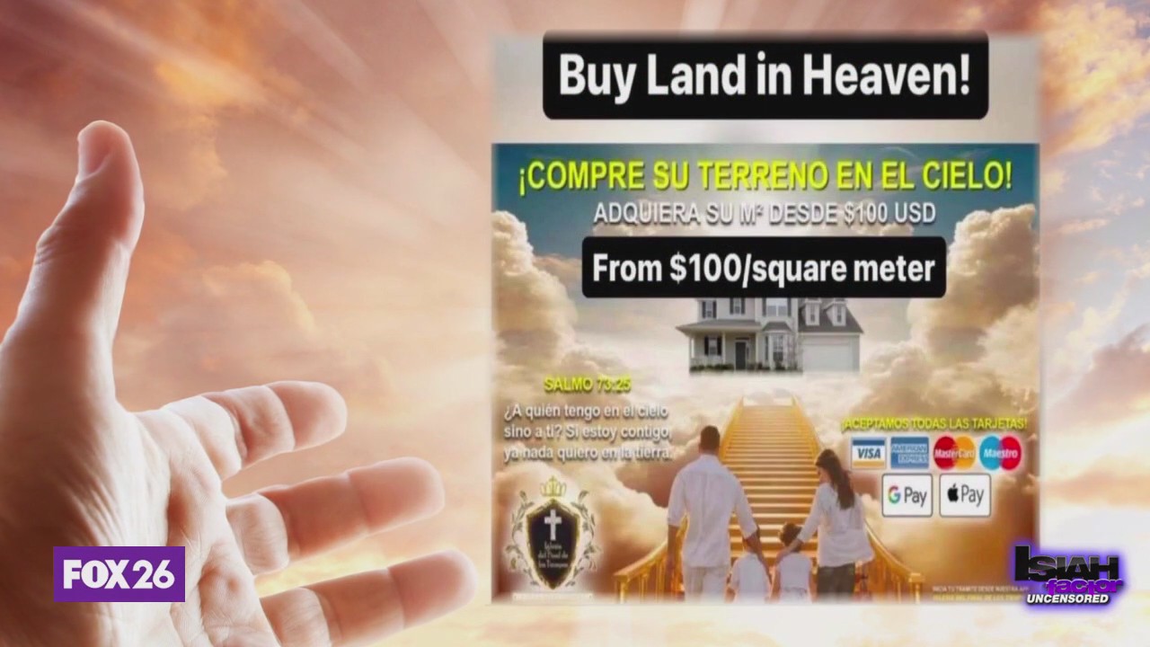 Church offers estate 'for purchase' in heaven