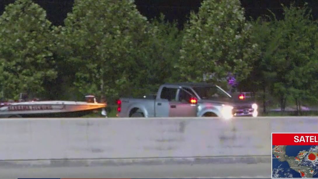 Stolen truck, boat leads police on high-speed chase