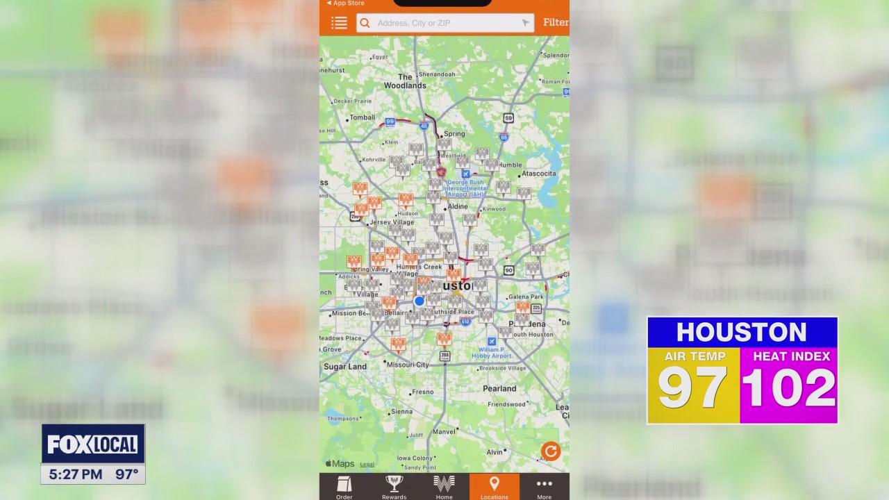 Whataburger app used to check power outages