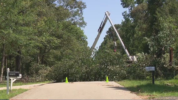 Power restoration efforts in Montgomery County