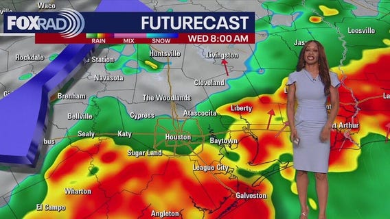 FOX 26 Houston Weather Forecast: Flood watch in effect Wednesday