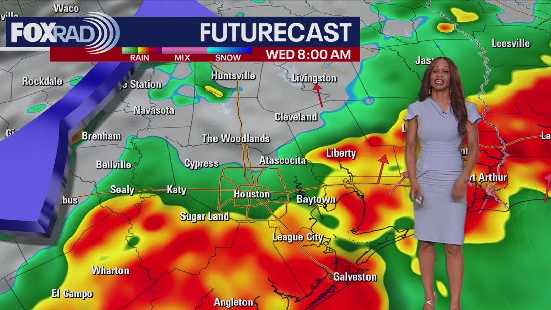 FOX 26 Houston Weather Forecast: Flood watch in effect Wednesday