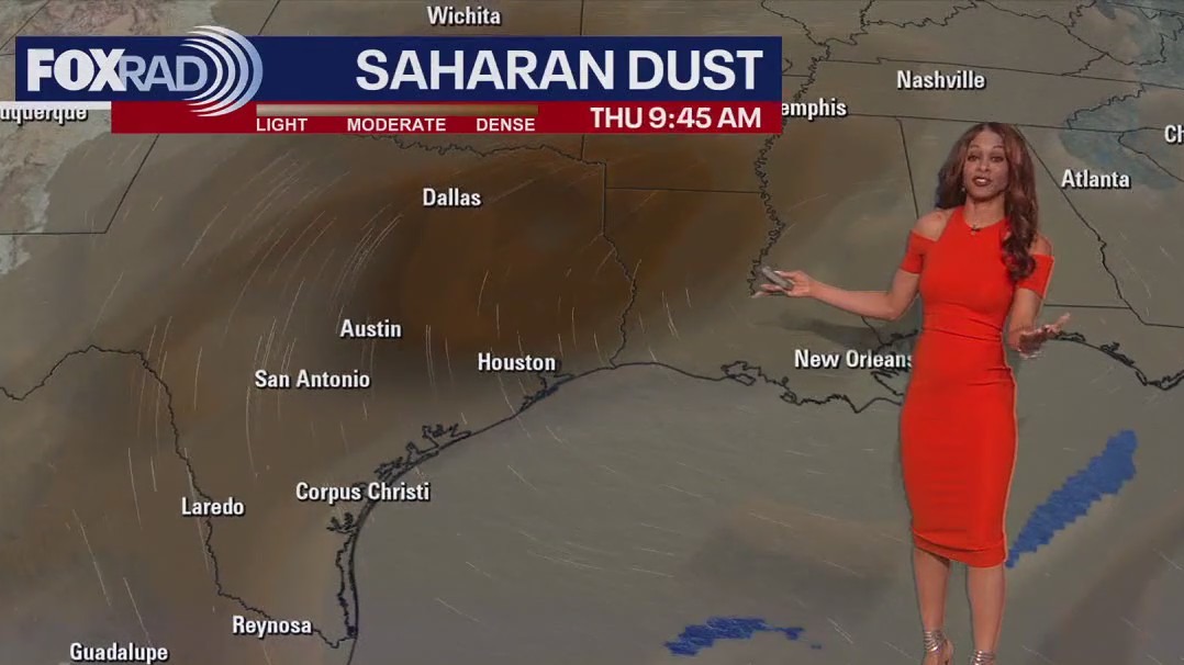 FOX 26 Houston Weather Forecast: Saharan Dust remains in Houston