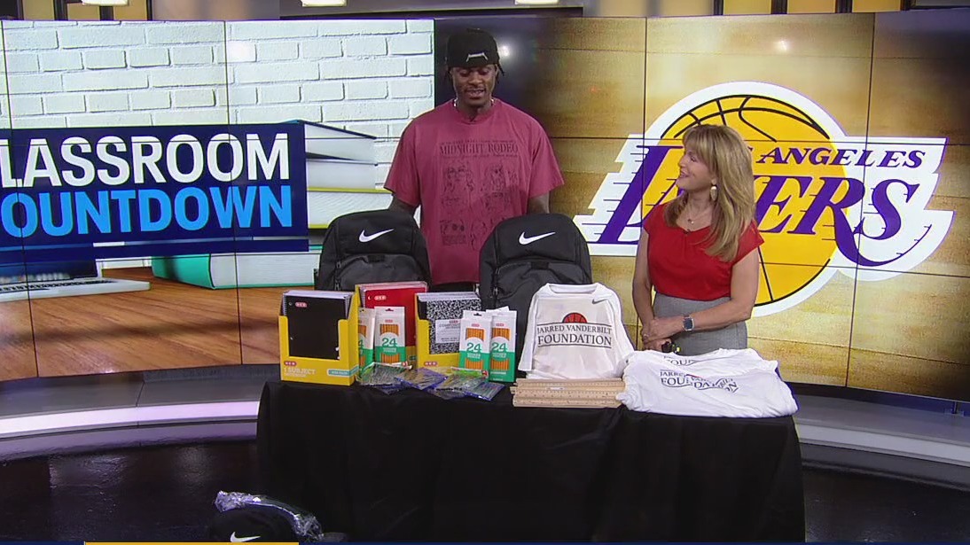 Lakers star hosting back-to-school event