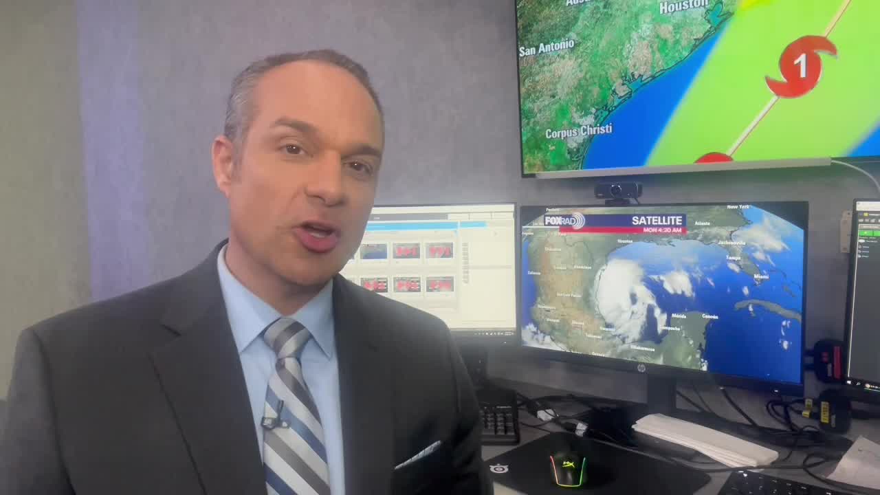 Francine's Cone of Uncertainty vs. Area of Influence