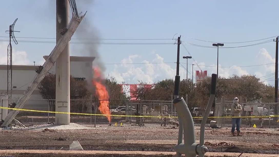 Human remains found in SUV at pipeline fire