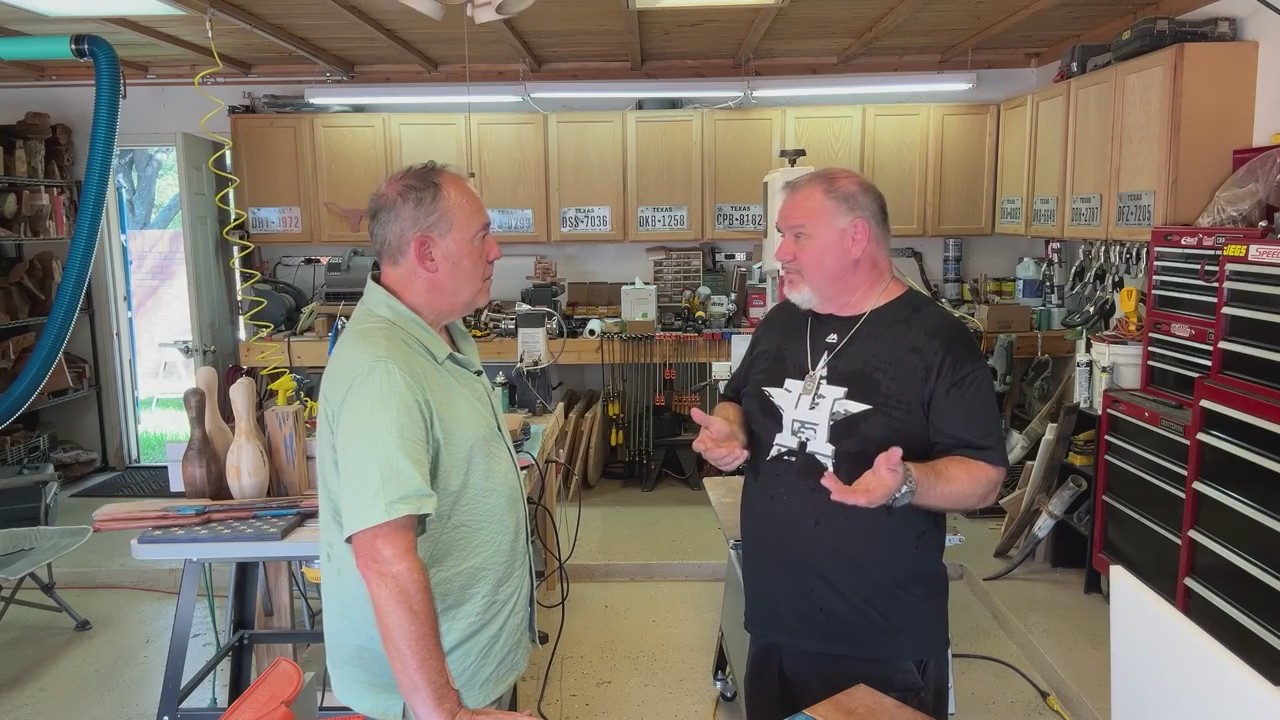 Tom visits Chris Lang's DIY Garage