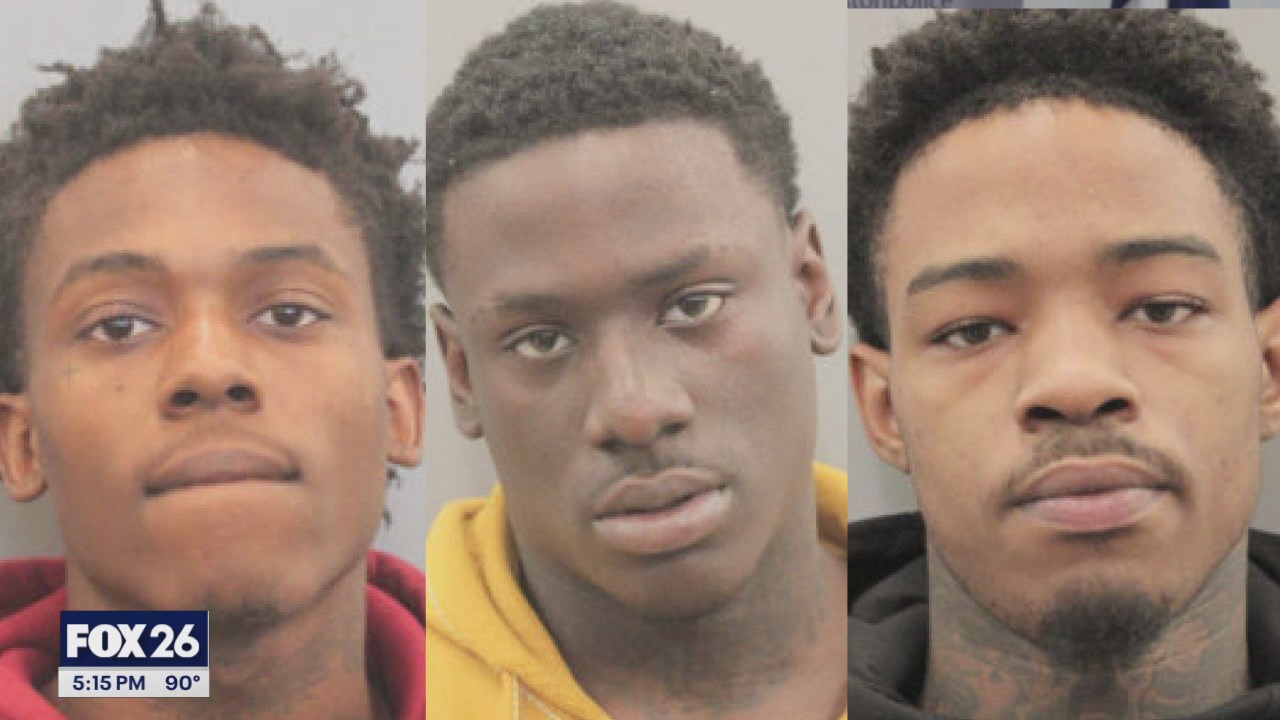 3 charged in drive-by shooting at block party