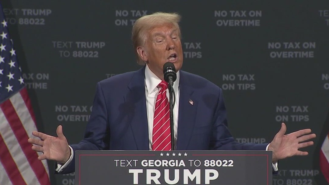 Trump's campaign style as the election nears