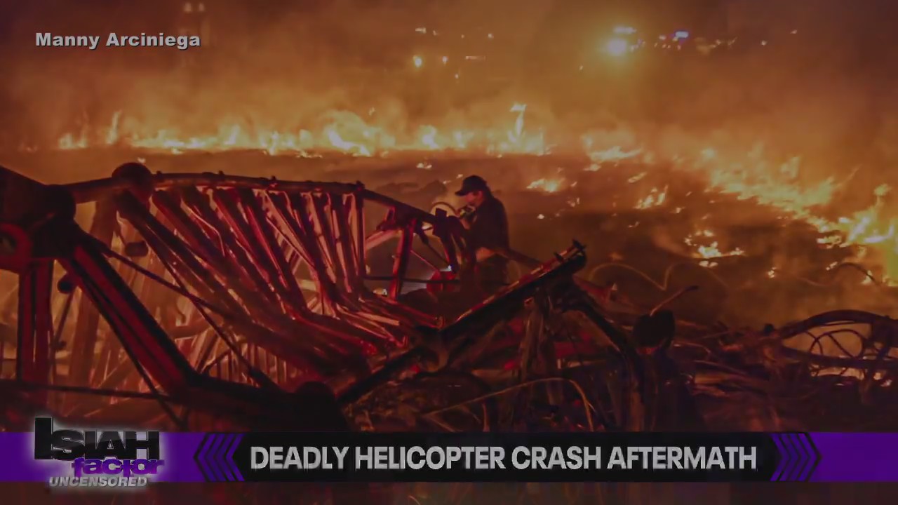 NEW IMAGES: Deadly helicopter crash in Houston's Second Ward