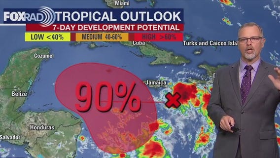 Invest 99L in Caribbean Sea could track North