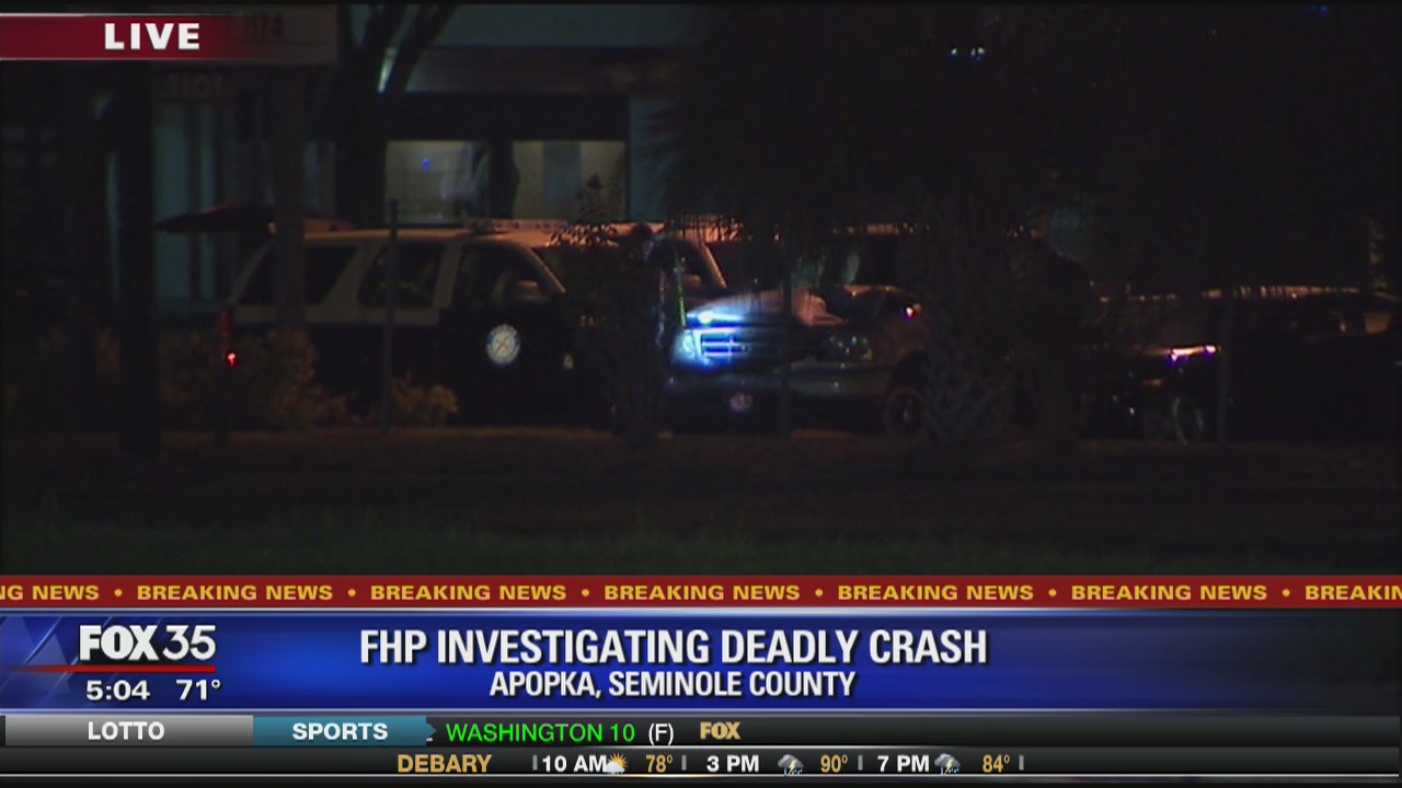 FHP investigating deadly crash in Apopka | FOX 35 Orlando