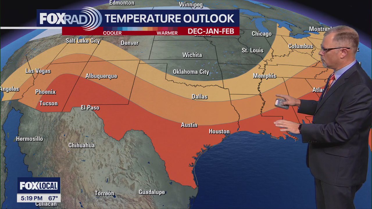 Houston weather: December 1 evening forecast
