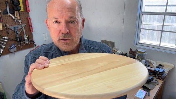 Ikea Hack: Lazy Susan to lamp | Tom's DIY Garage