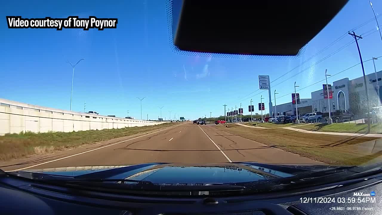 VIDEO: Dashcam shows plane before, after crash