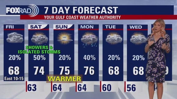 Houston weather forecast for weekend ahead