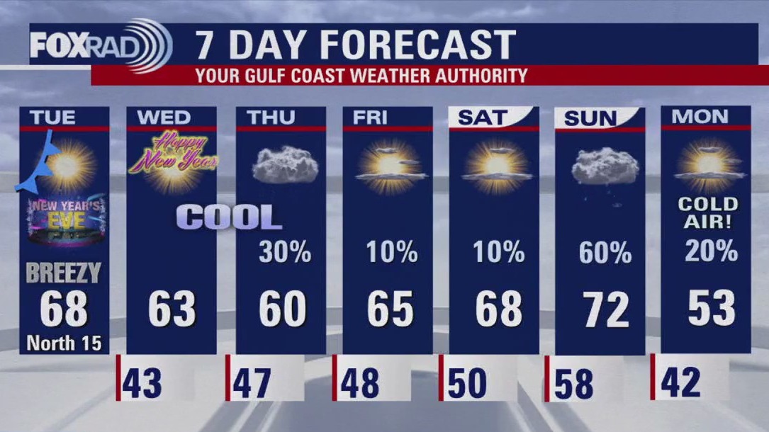 FOX 26 Houston weather: New Year's Eve forecast
