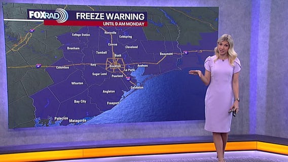 Morning update on storms, cold air for Houston