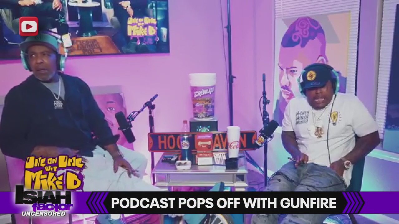 Mike D's podcast pops up with accidental gunfire