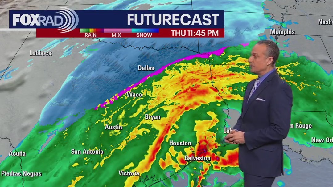 Houston weather: Heavy rain expected Thursday night