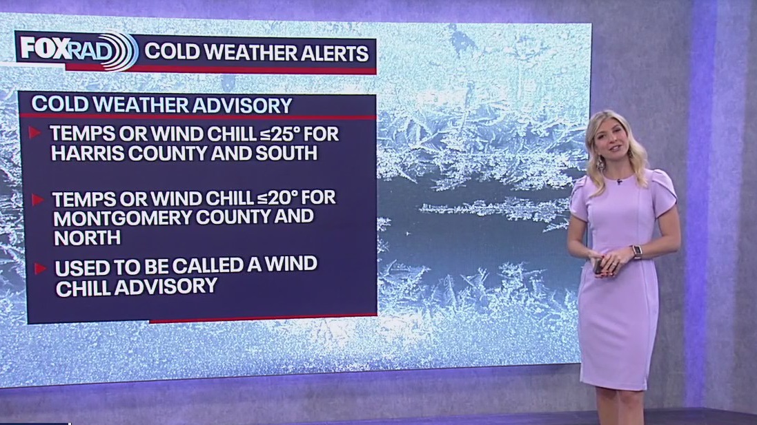 Cold weather alerts, snow chances in Texas