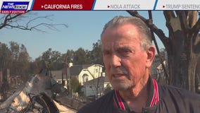 Actor describes wildfire destruction as warzone