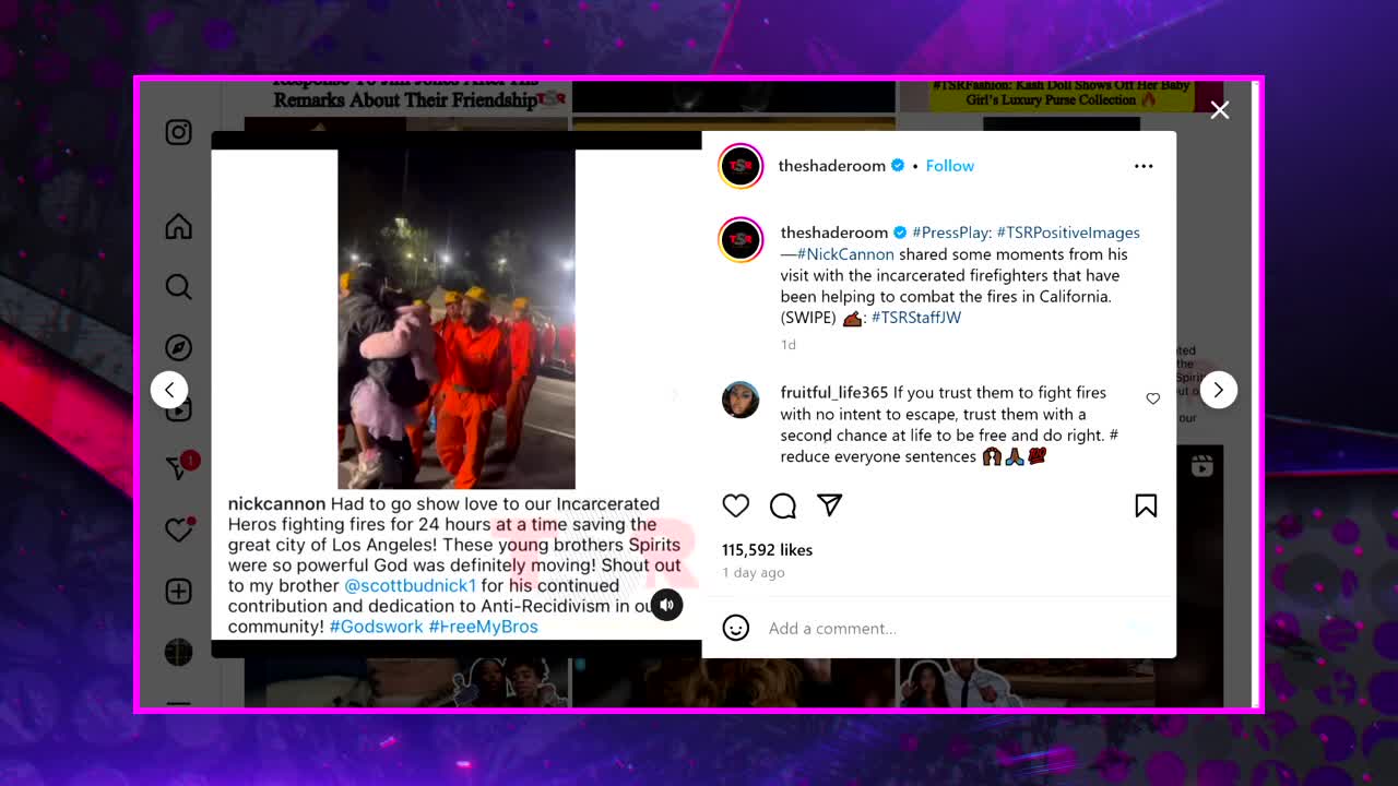 Nick Cannon Visits Prison Firefighters, Woman Sex Toy Fiasco