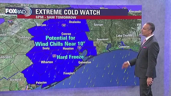 Houston weather: Extreme Cold Watch issued
