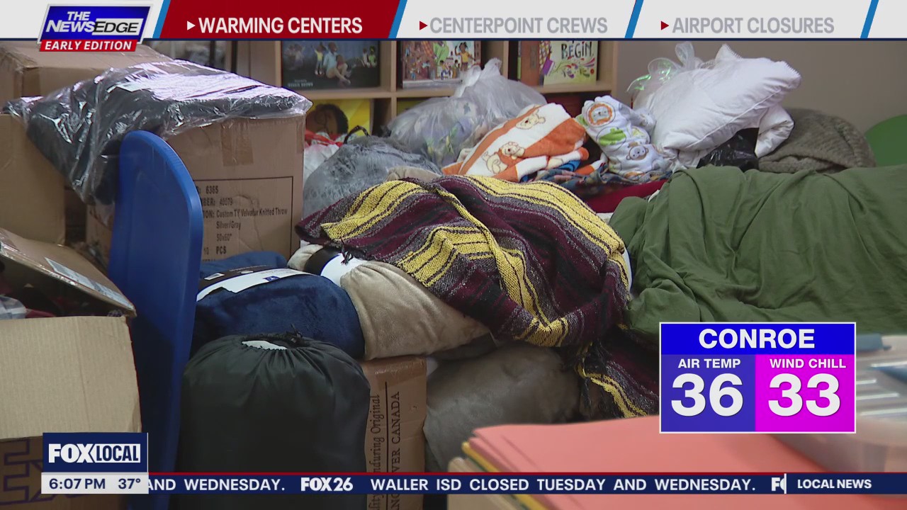 Warming centers preparing to help Houstonians