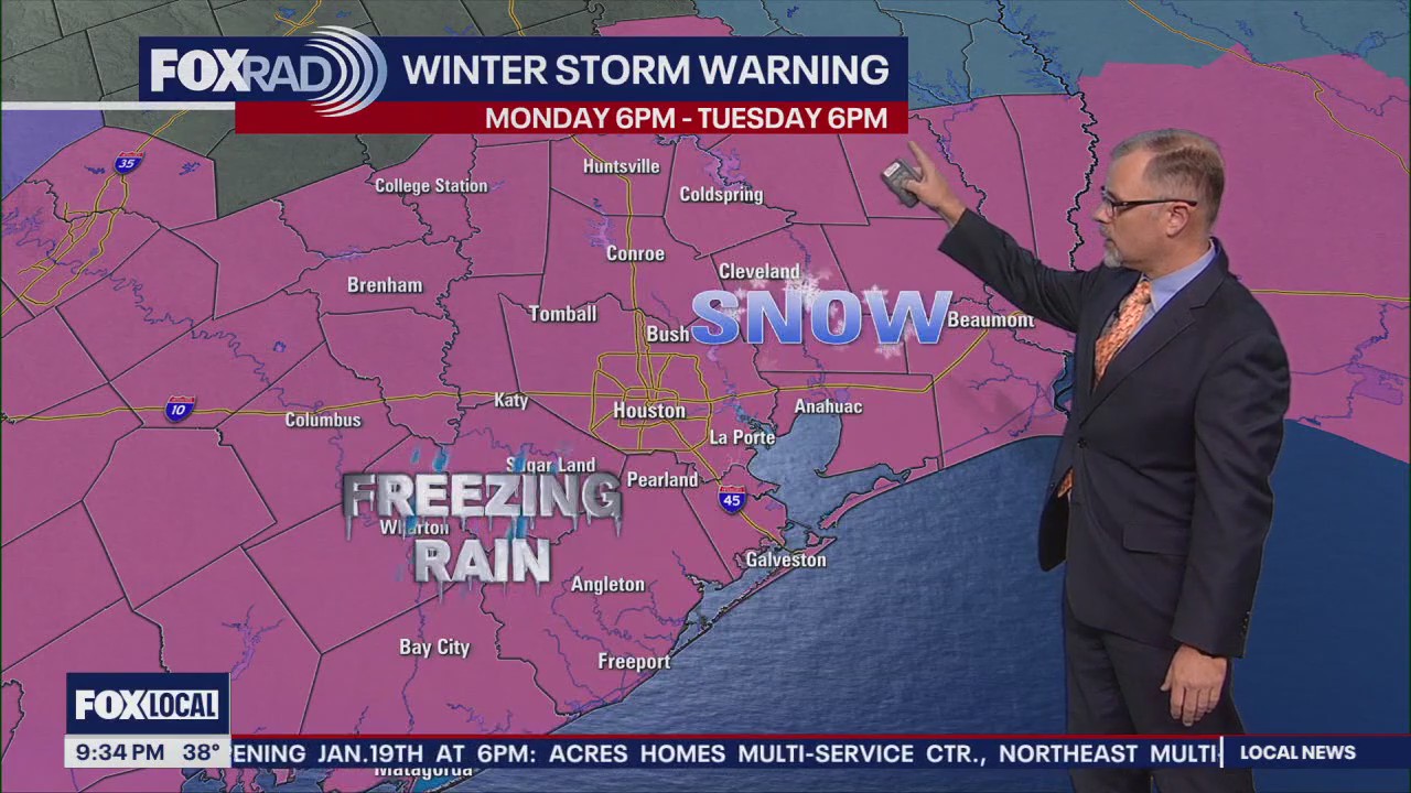 Houston weather: How much snow will we see?