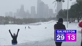 Houstonians having fun in the snow!