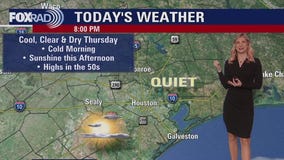 Houston weather: Cold Thursday morning in the 30s