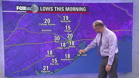 Houston Weather: Timeline for climbing above freezing