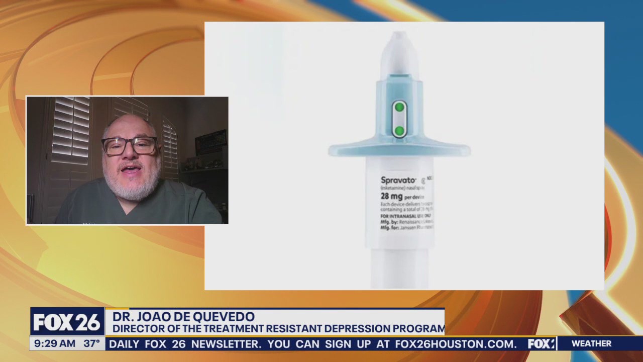 Nasal spray to treat depression: Clinical trial conducted in Houston