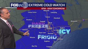 Houston Weather: Snow, cold timeline | Noon Update