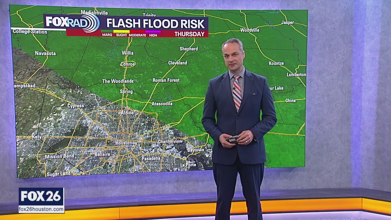 Houston weather: Storm Alert Day on Thursday