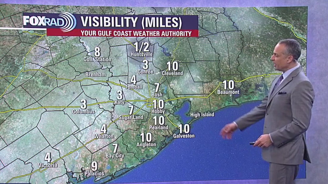 Houston weather: Morning drizzle, chilly afternoon