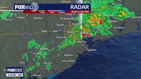 Houston weather: Rain chances for the week as of Sunday afternoon