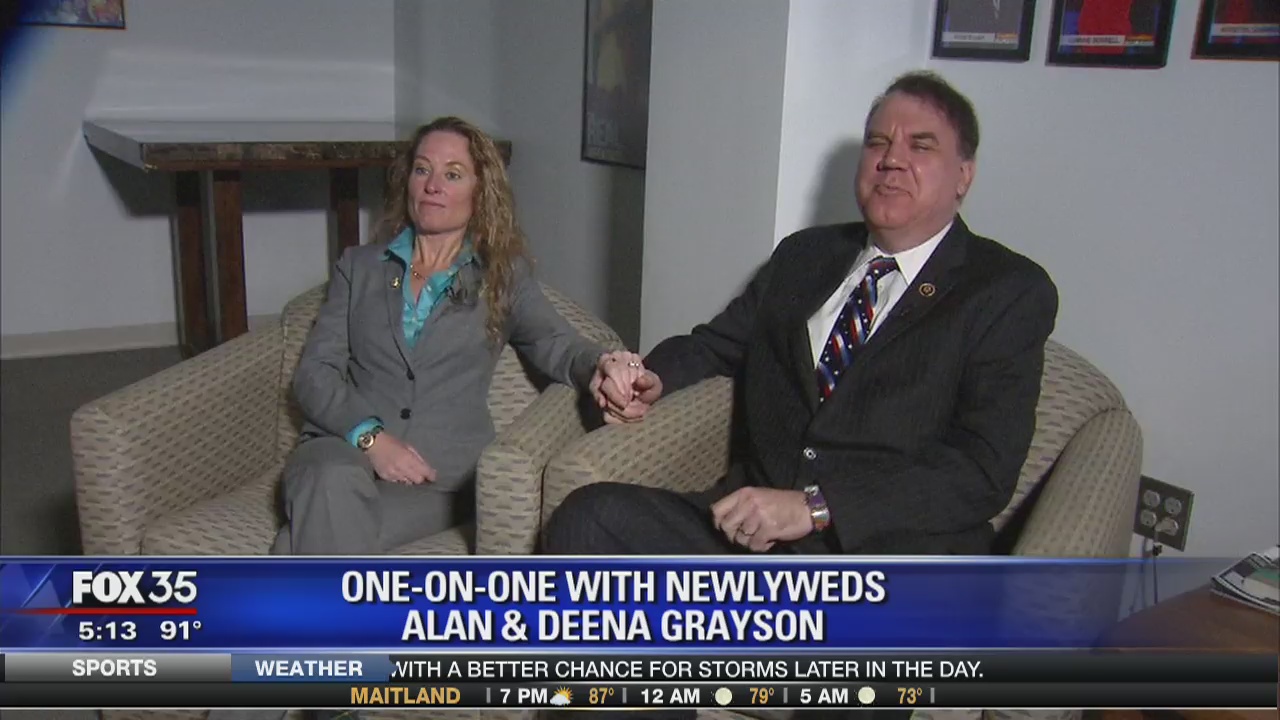 Meet newlyweds Alan and Dena Grayson
