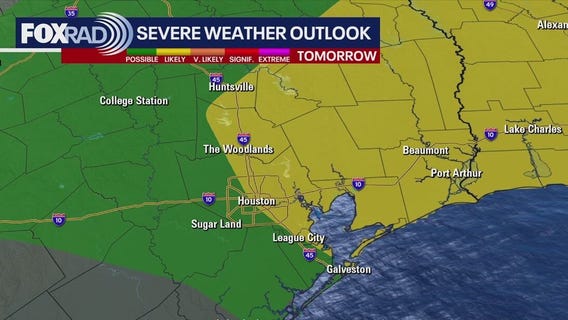 Incoming heavy rain for Houston-area