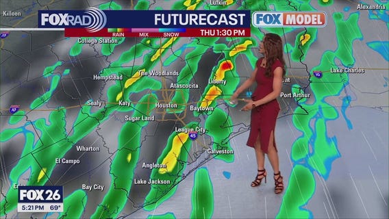 Houston weather: Thursday severe weather timeline