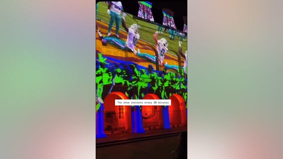 Super Bowl LIX: Light show at St. Louis Cathedral in New Orleans