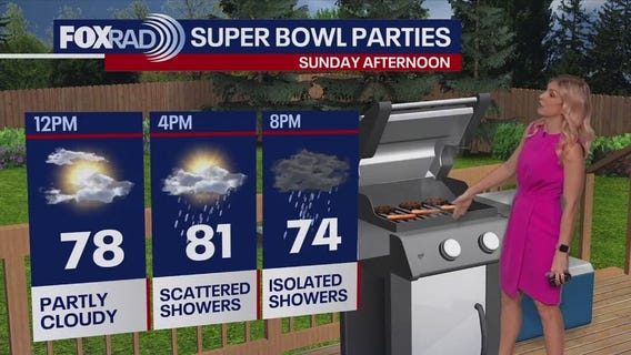 Houston weather: Super Bowl Sunday rain chances