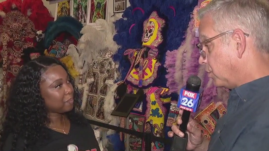 Inside the Backstreet Cultural Museum in New Orleans